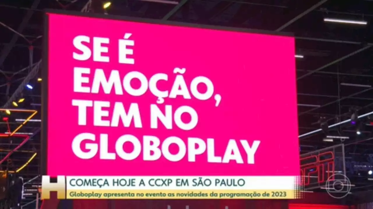 Globoplay apresenta novidades da programação de 2023 na CCXP, em São Paulo