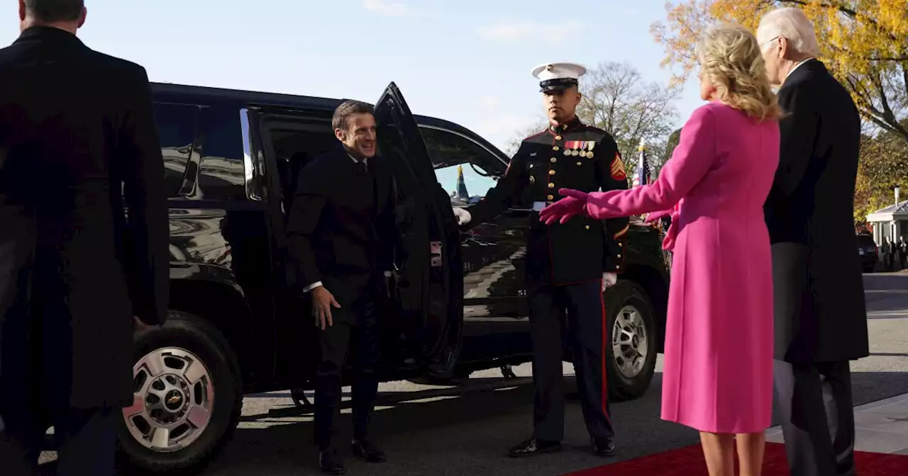 Biden and Macron will hold a joint press conference as part of a state visit