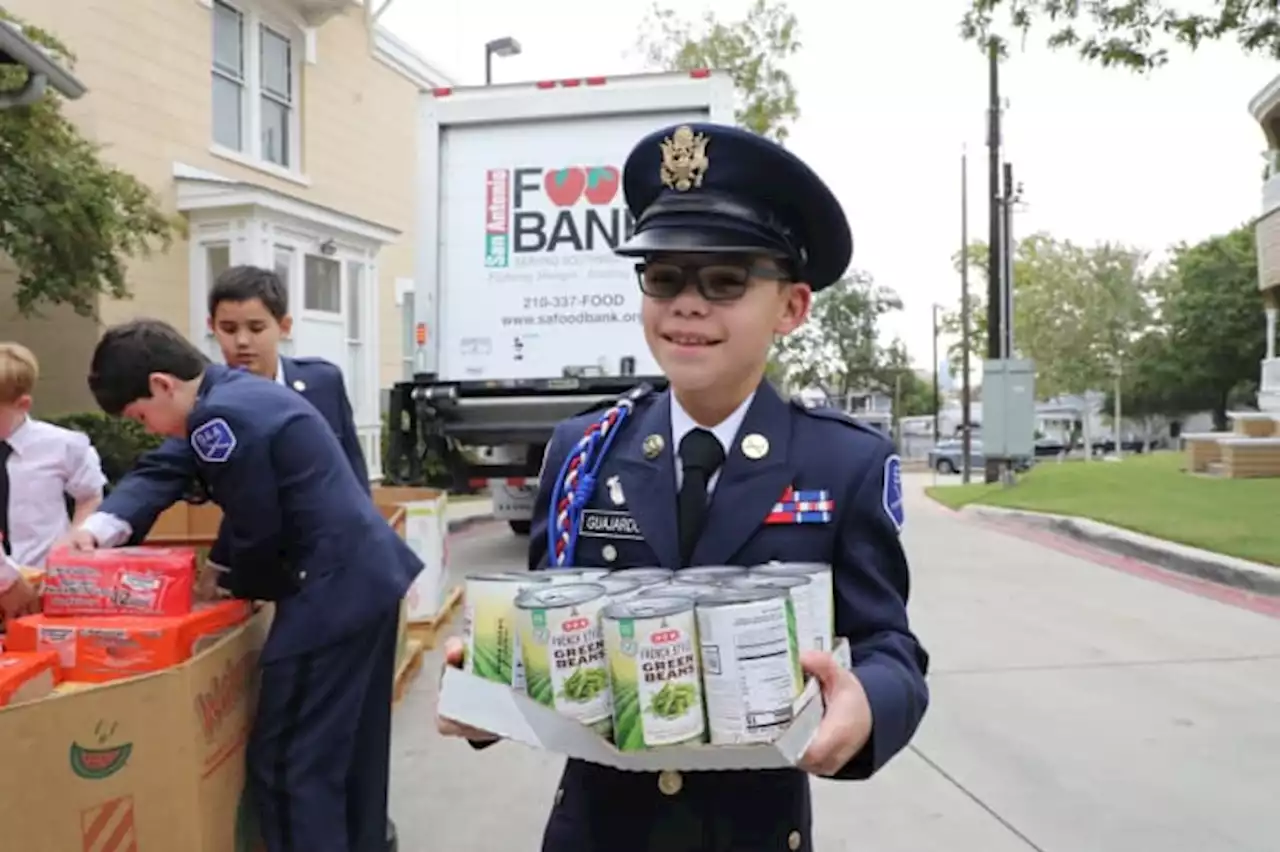 San Antonio Academy students collect over 22,000 food items for San Antonio Food Bank