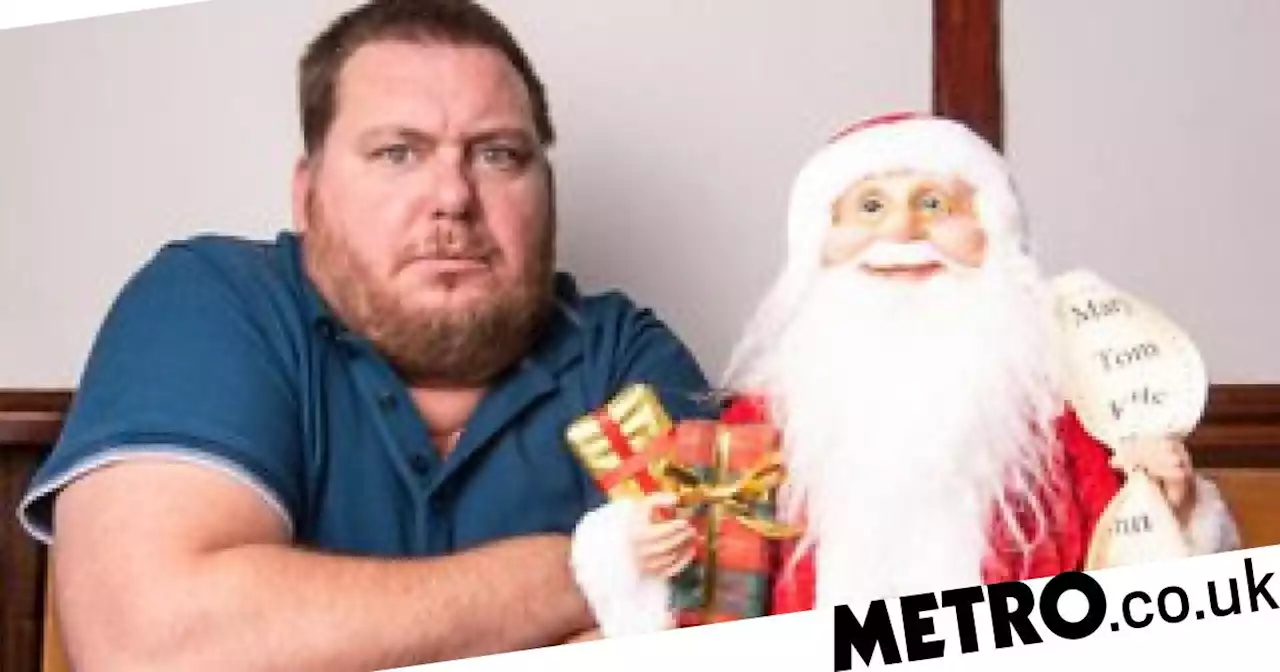 Spare a thought this December for this man who suffers Santa-phobia