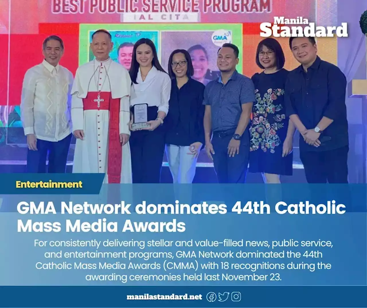 GMA Network dominates 44th Catholic Mass Media Awards