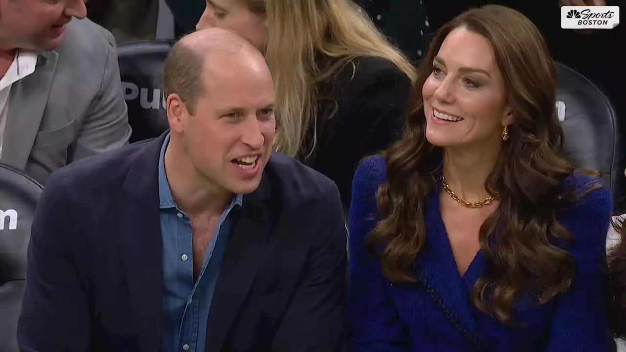 Prince William, Princess Kate Attend Celtics-Heat Amid Boston Trip