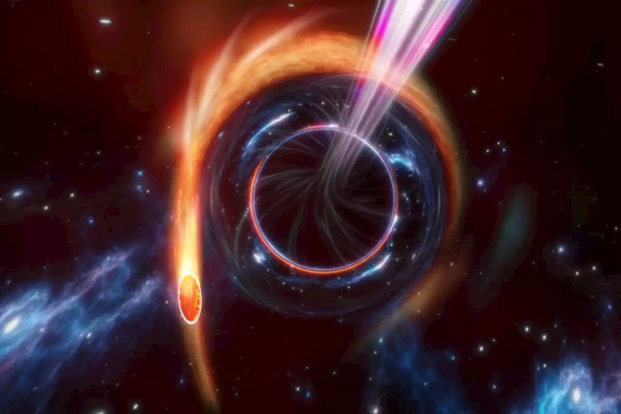 Star ripped up by black hole is one of the brightest things ever seen