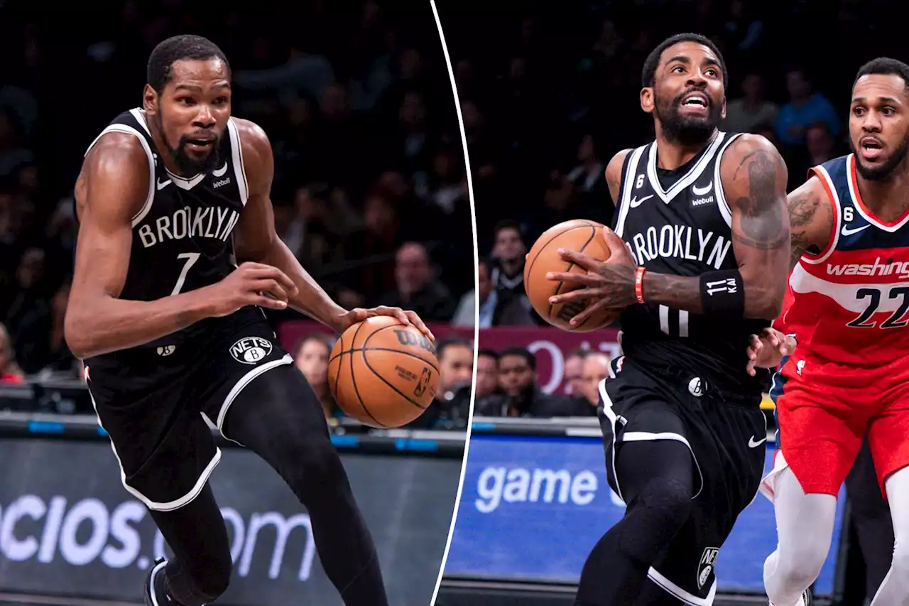 Kevin Durant, Kyrie Irving keep Nets rolling in win over Wizards