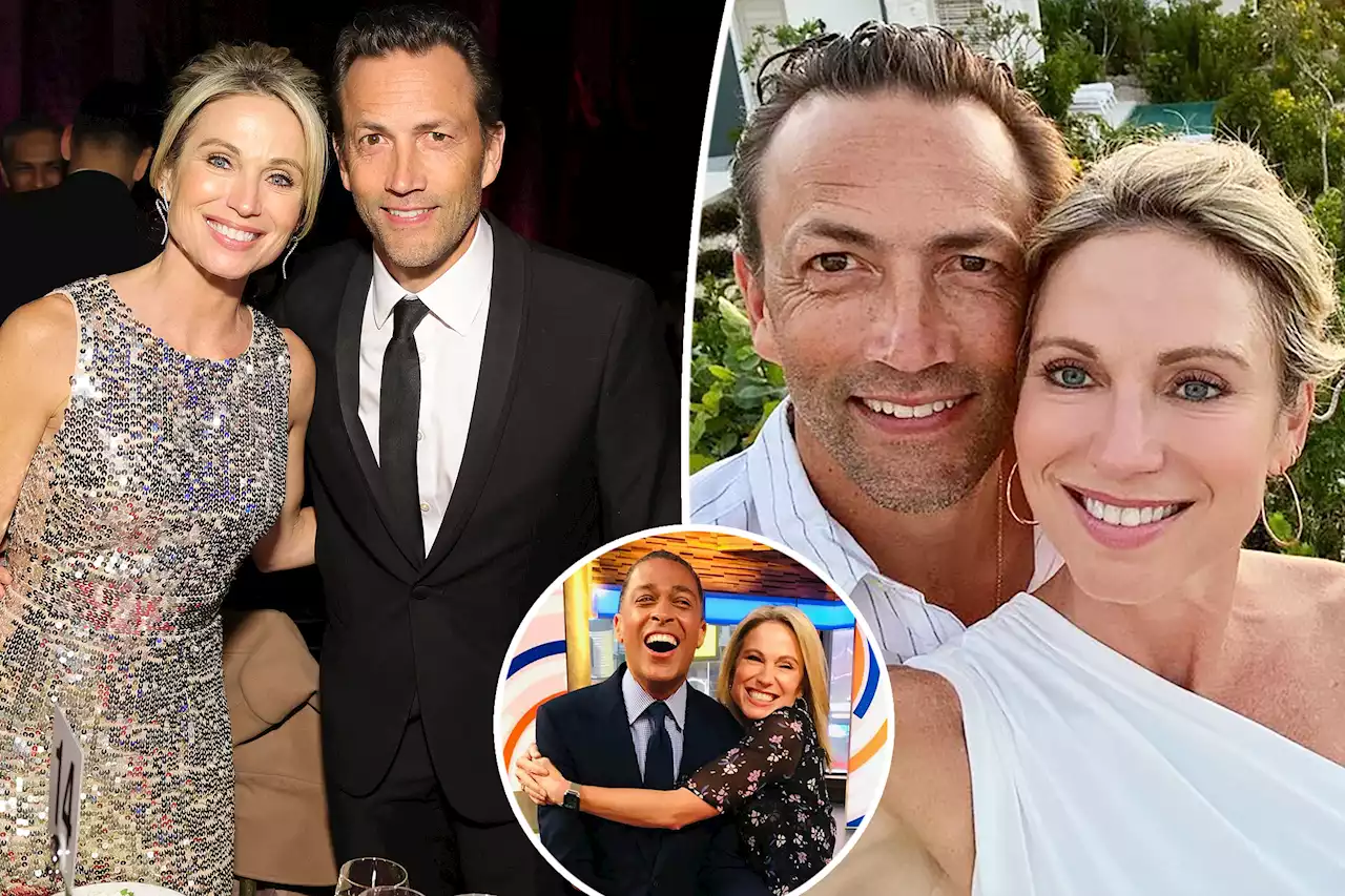 Andrew Shue deletes photos of wife Amy Robach amid T.J. Holmes alleged affair scandal