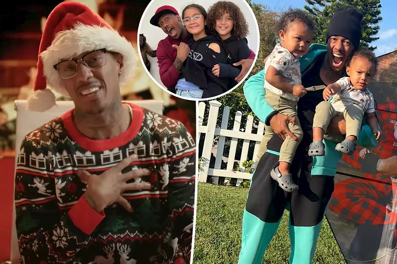 Nick Cannon jokes about college costs while Christmas shopping for his kids