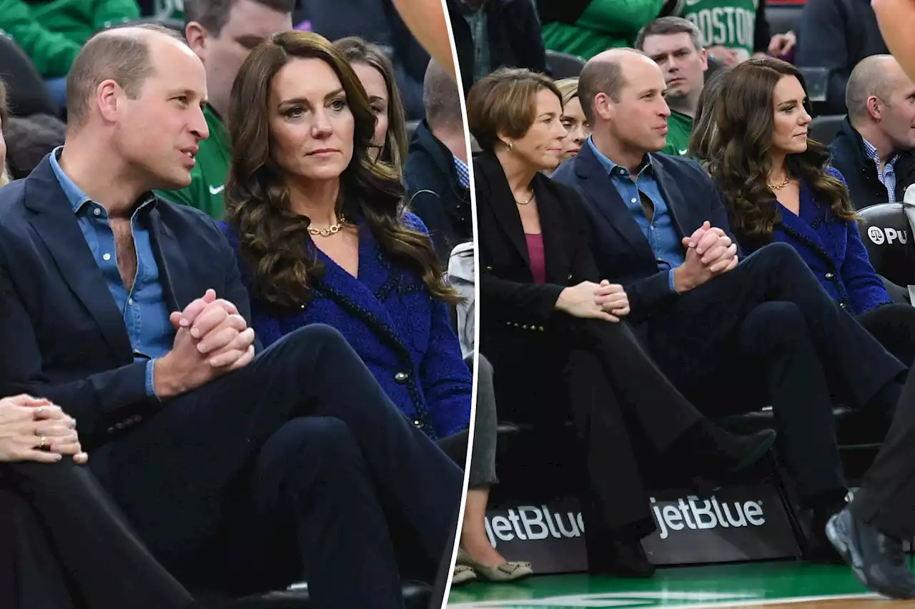 Prince William, Kate Middleton stun sports fans at Celtics game