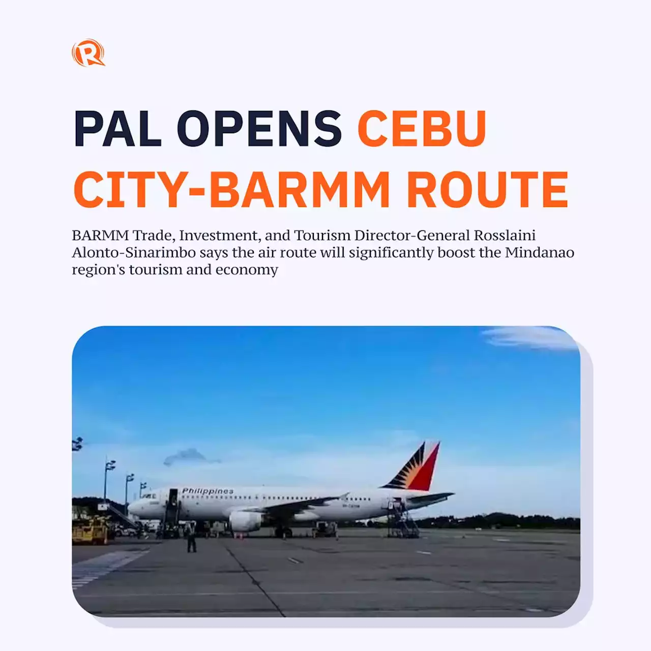 PAL opens Cebu City-BARMM route