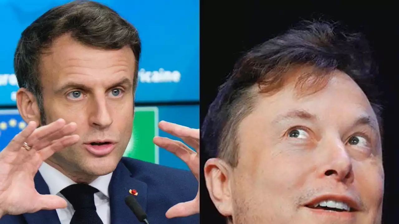 Duras críticas de Macron a Musk por nuevas políticas de contenidos de Twitter, ¿a qué se refiere?