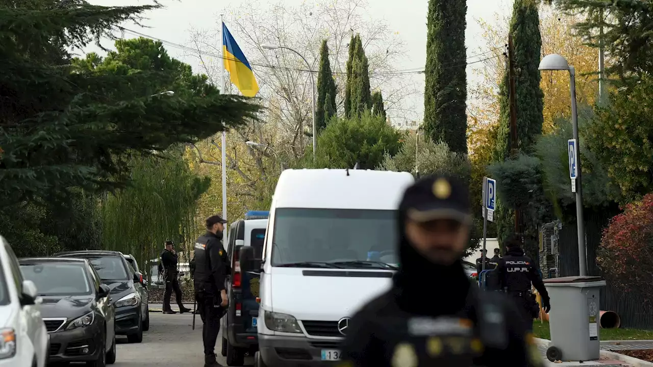 Herido en una explosión un empleado de la embajada de Ucrania en Madrid