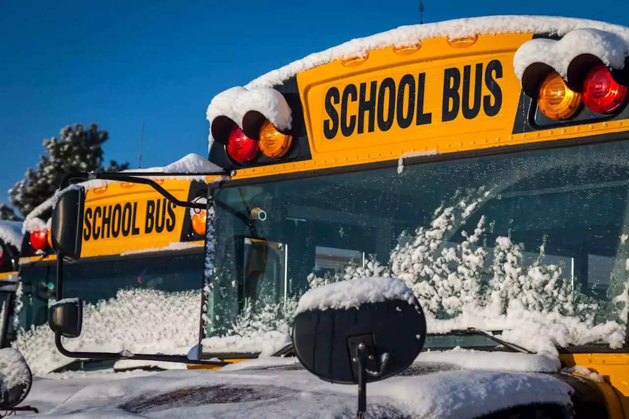 Some area school buses experiencing delays due to unsafe roads