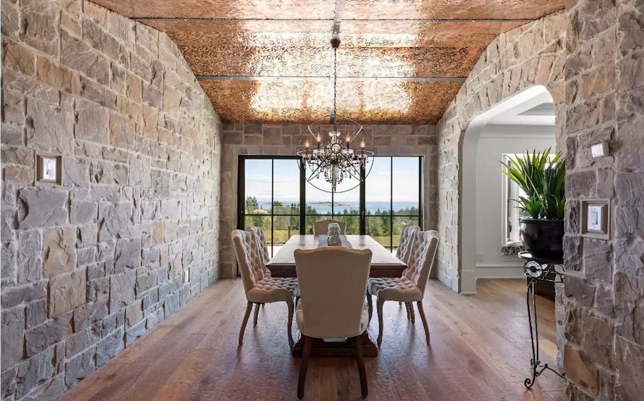 Inside a $6M Vancouver Island Home with Stunning Brick and Stonework