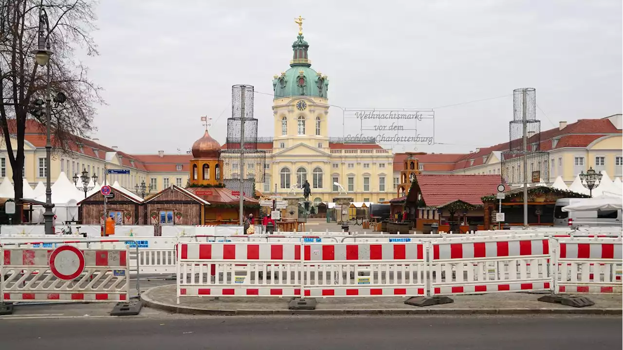 Streit um Sicherheitskosten: Warum der Weihnachtsmarkt am Schloss Charlottenburg so schlecht vor einem Anschlag geschützt ist