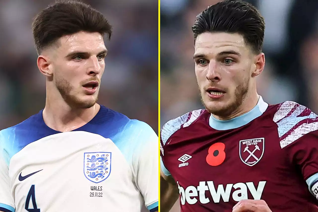 Declan Rice hints at West Ham exit and admits he wants what England teammates have