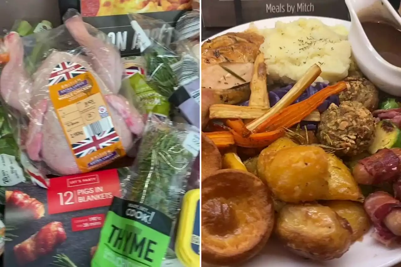 I'm the King of cheap meals - I make a Christmas dinner for £19 using Aldi buys