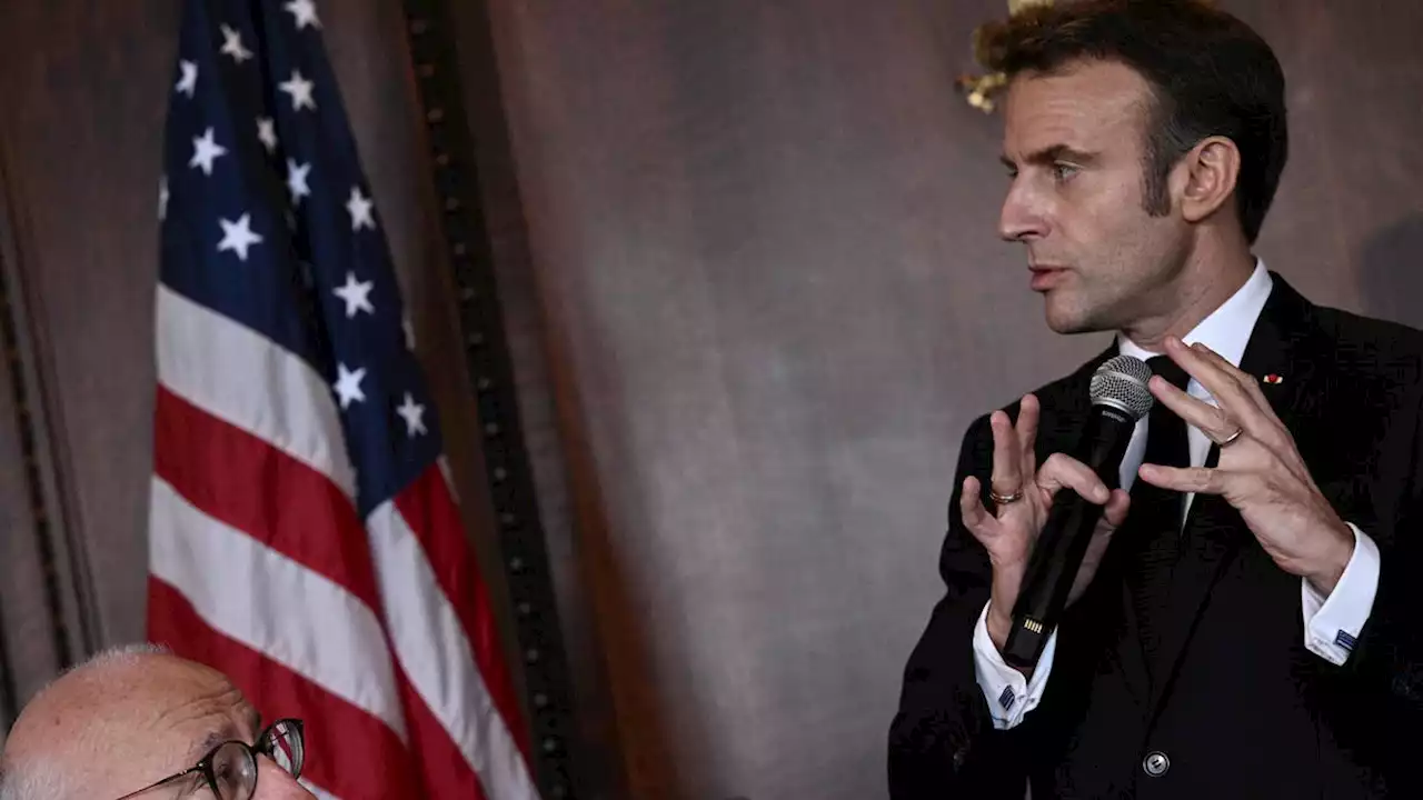 Macron, in Washington, slams Biden climate incentives as 'super aggressive' to French firms