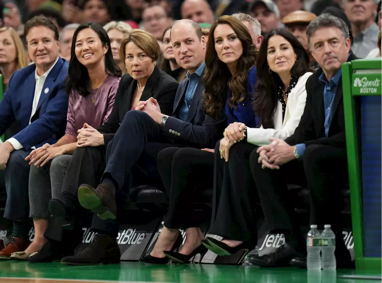 Prince William and Princess Kate attend Celtics-Heat game in Boston