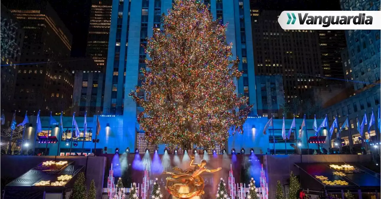 Video: Así fue el encendido del árbol de Navidad de Rockefeller en Nueva York