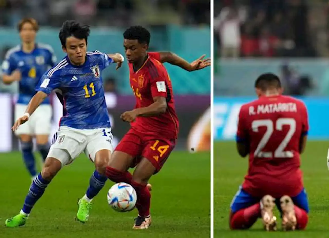 Japón y España avanzan a Octavos de Final; Alemania y Costa Rica son eliminados