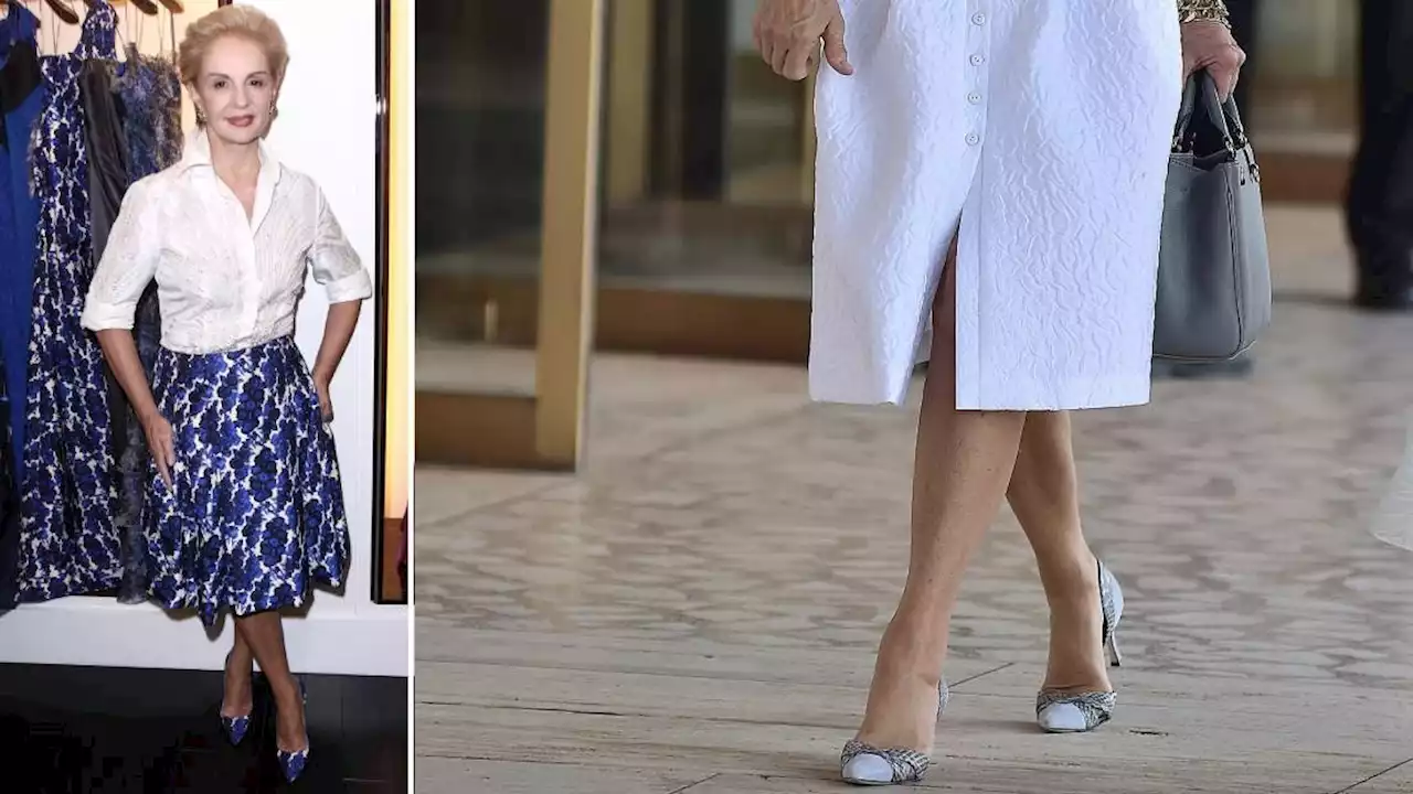 Así es como Carolina Herrera logra ser la más elegante SIEMPRE con zapatos de tacón