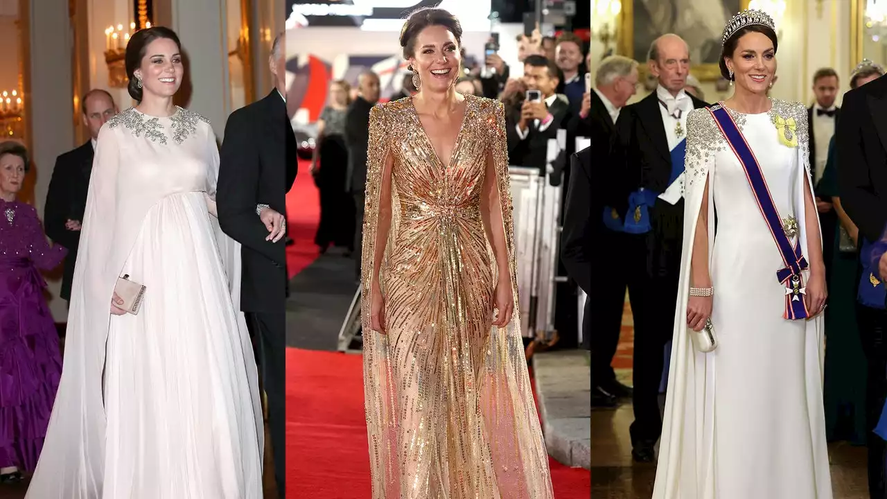 Kate Middleton sabe muy bien cuándo y cómo usar vestidos con capa