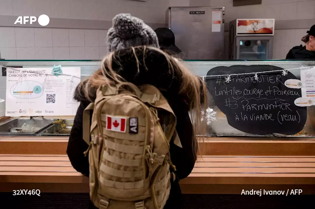 L'empreinte carbone s'invite à la cantine d'une université canadienne