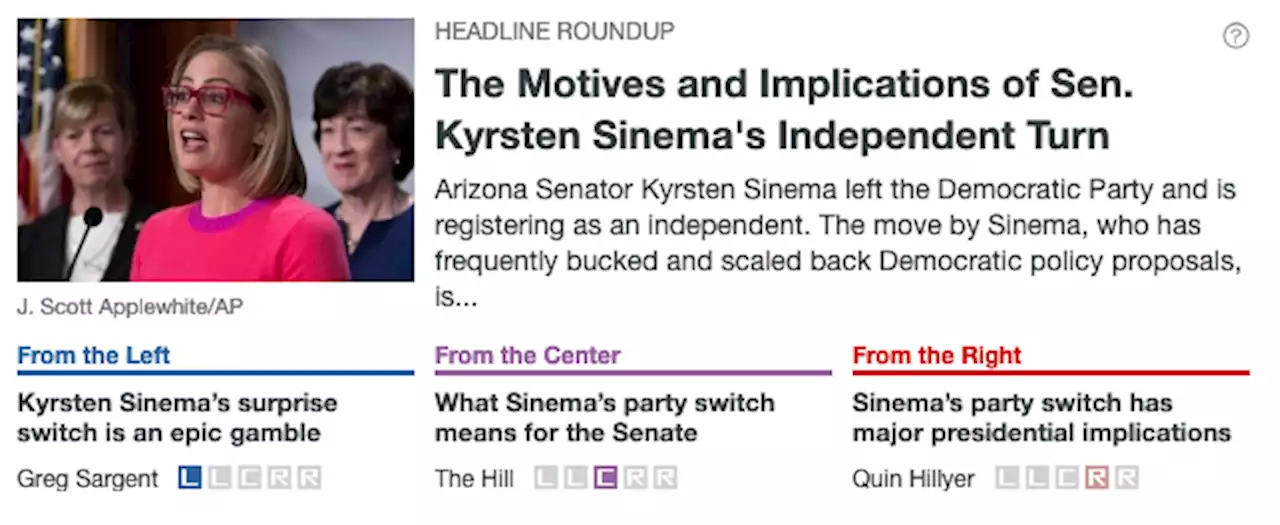 The Motives and Implications of Sen. Kyrsten Sinema's Independent Turn