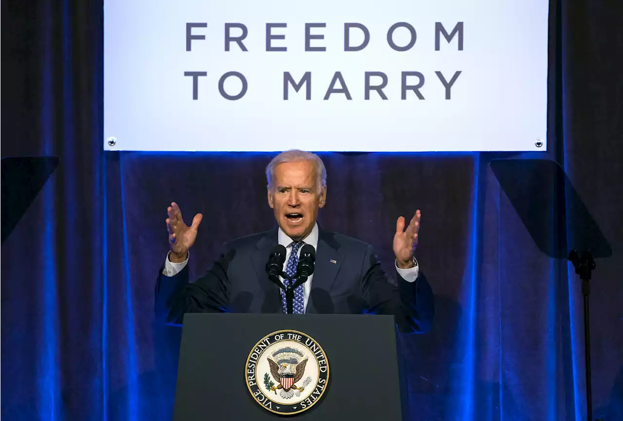 Biden called gay marriage 'inevitable' and soon it'll be law