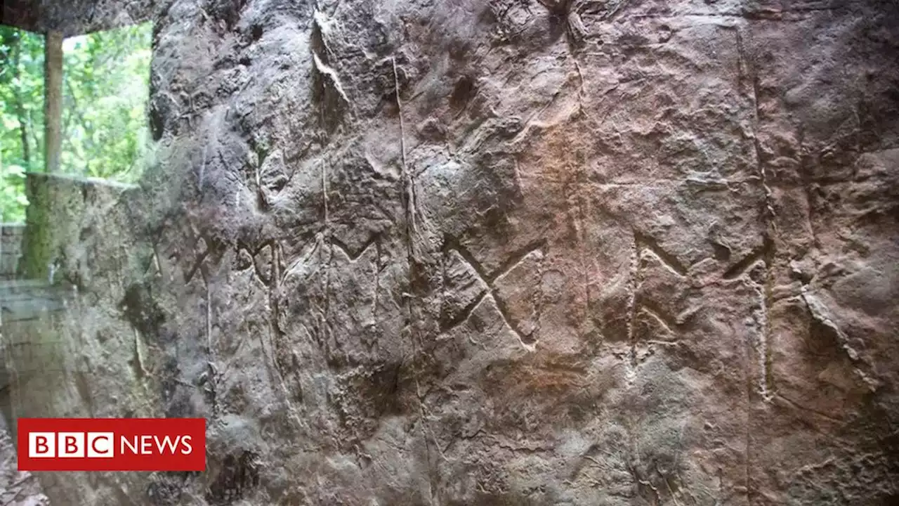 As misteriosas inscrições vikings em vilarejo remoto no centro-sul dos EUA - BBC News Brasil