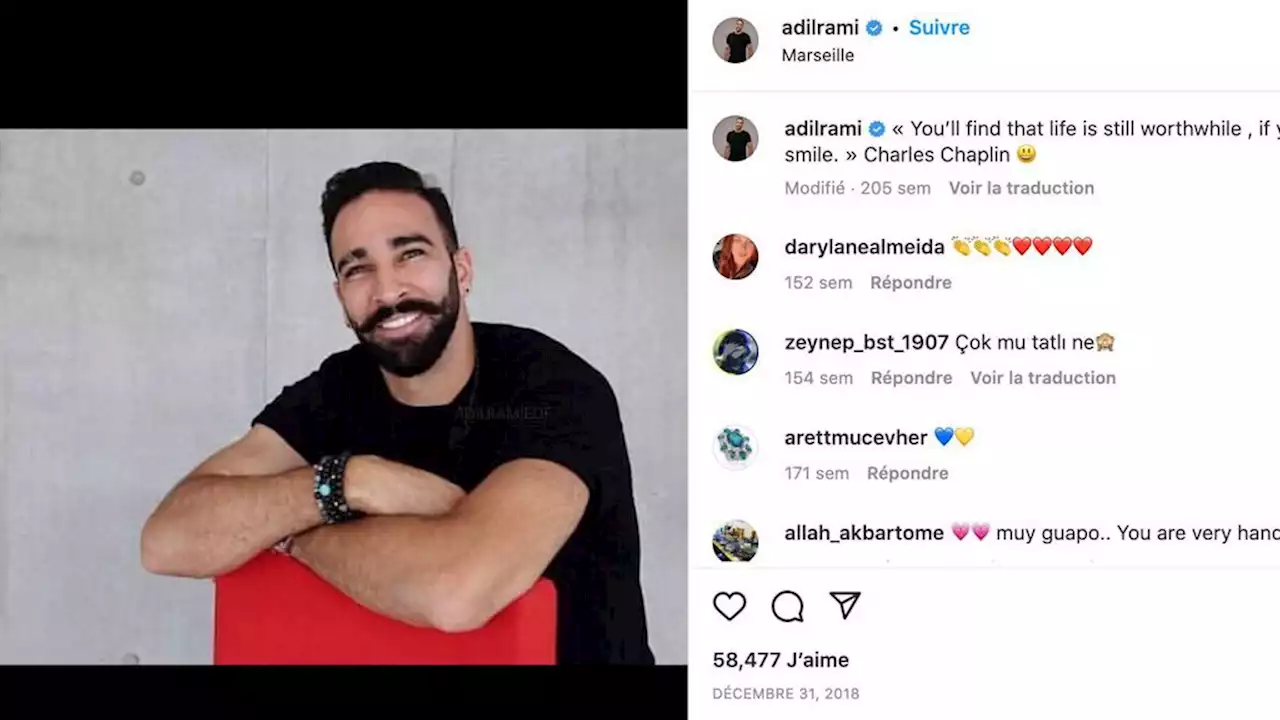 Adil Rami infidèle : cette anecdote peu reluisante sur sa technique (inefficace) pour ne pas se faire prendre