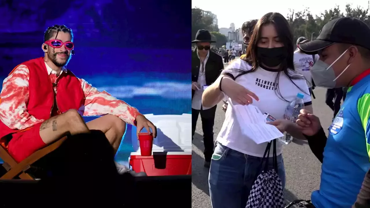 Madre lleva retrato de su difunta hija a concierto de Bad Bunny: 'Siempre  fue su sueño' - El Sol de Puebla