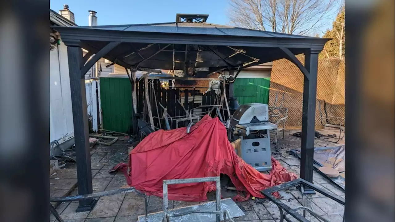 No injuries after gazebo fire in Beacon Hill North