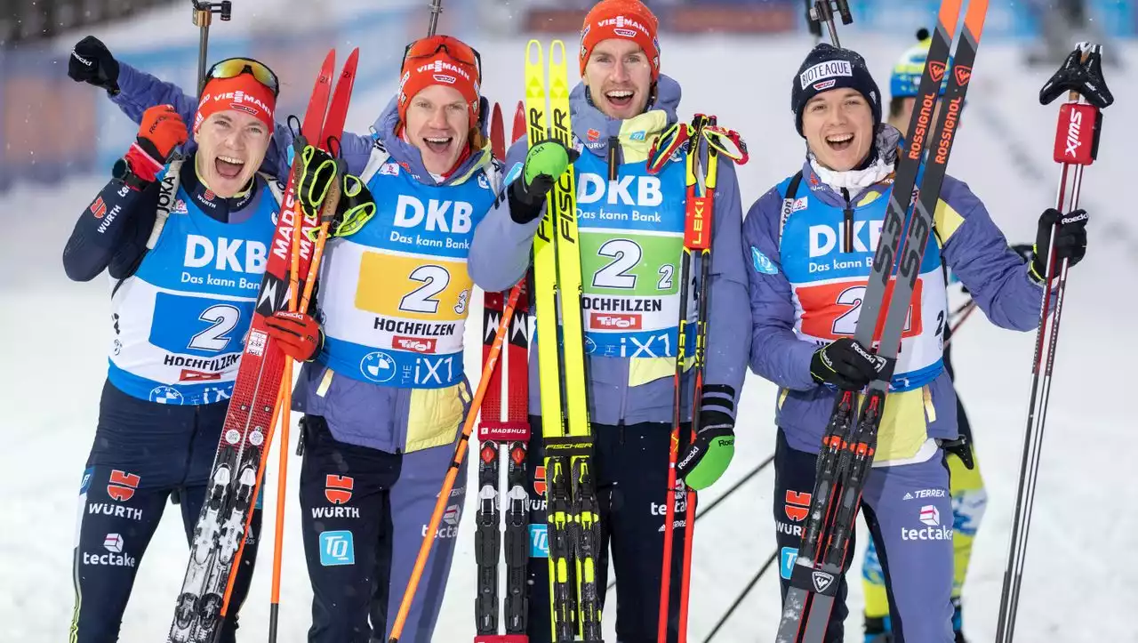 Biathlon in Hochfilzen: Eine Strafrunde und fünf Nachlader – Deutsche Männer-Staffel erkämpft sich Podestplatz