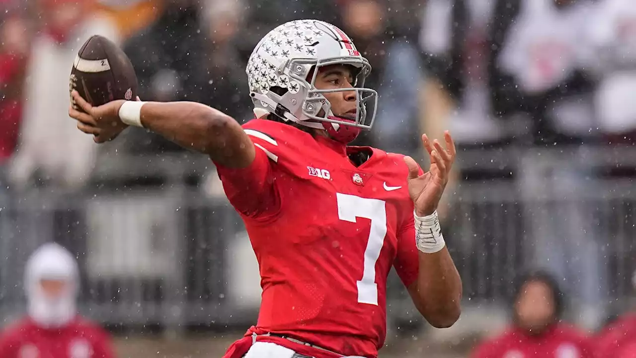 Ohio State football quarterback C.J. Stroud back in New York on Heisman Trophy stage