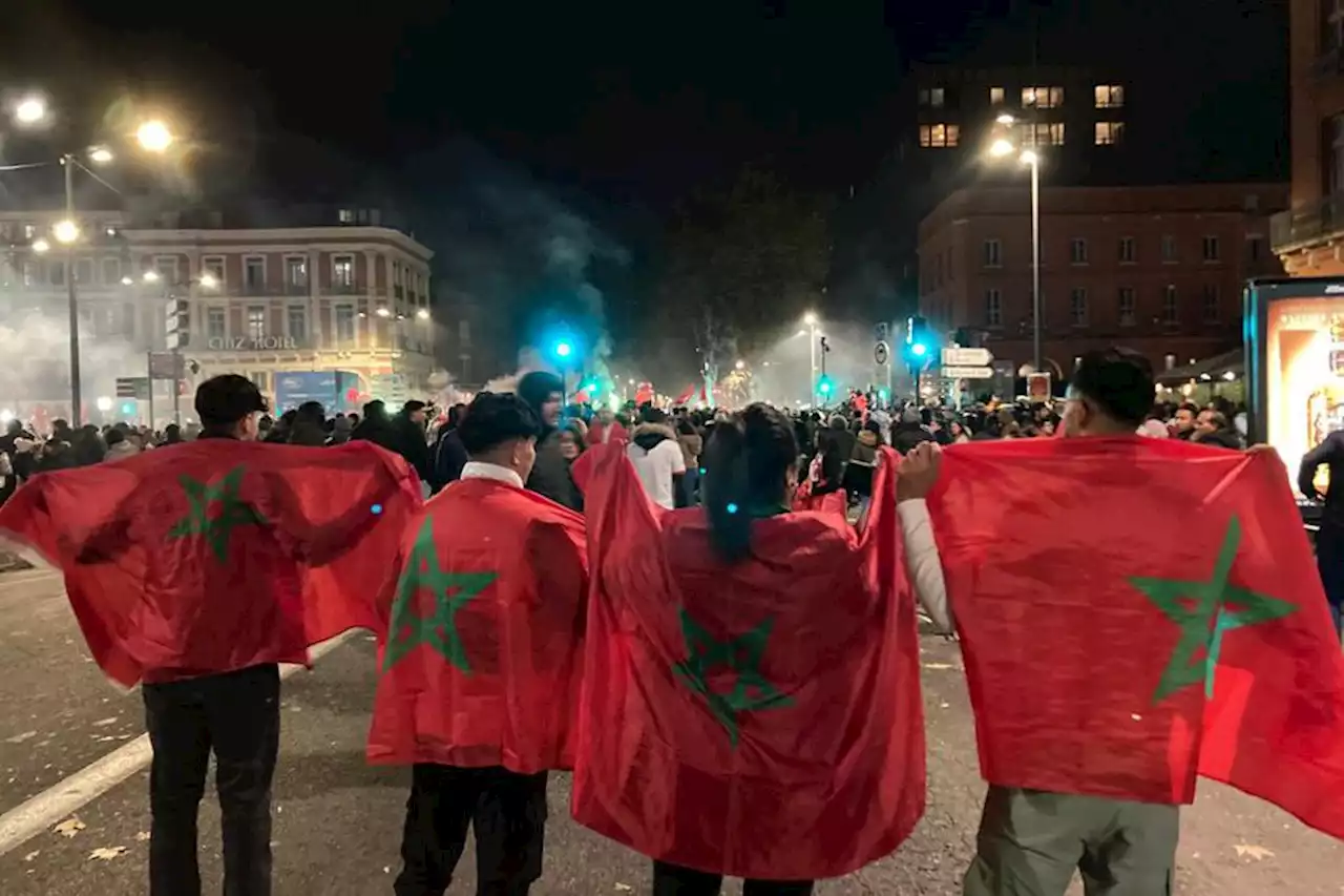 Coupe du Monde de football 2022 : scènes de liesse à Toulouse après la victoire du Maroc