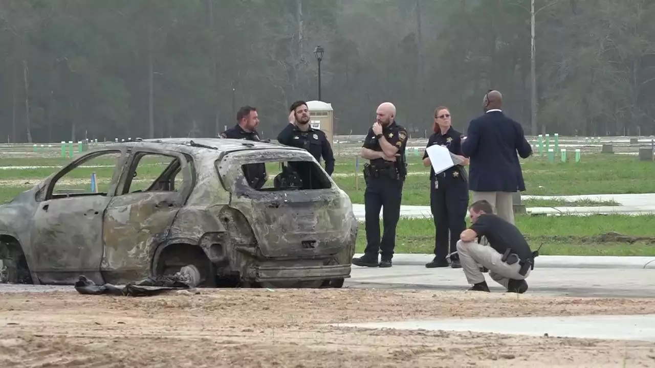 Human remains found in charred vehicle, Montgomery County officials say