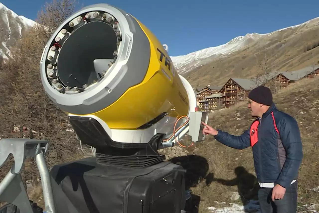 Alpes-de-Haute-Provence : les canons à neige, comment ça marche ?