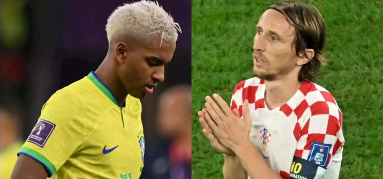 IMPOSIBLE NO EMOCIONARSE: Lo que Luka Modric le dijo a Rodrygo después de su penal fallado ante Croacia en Qatar 2022