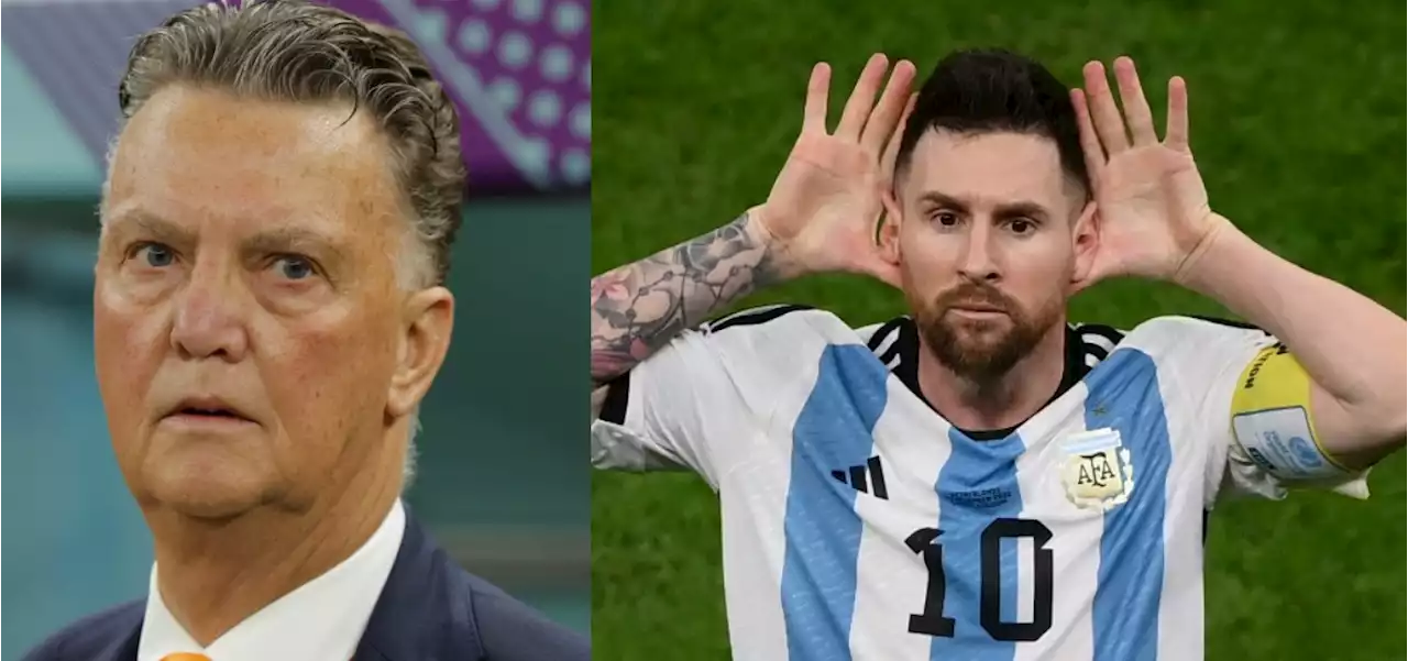 NO SE LO GUARDÓ: Lionel Messi explicó claramente por qué le celebró su gol en la cara a Louis van Gaal