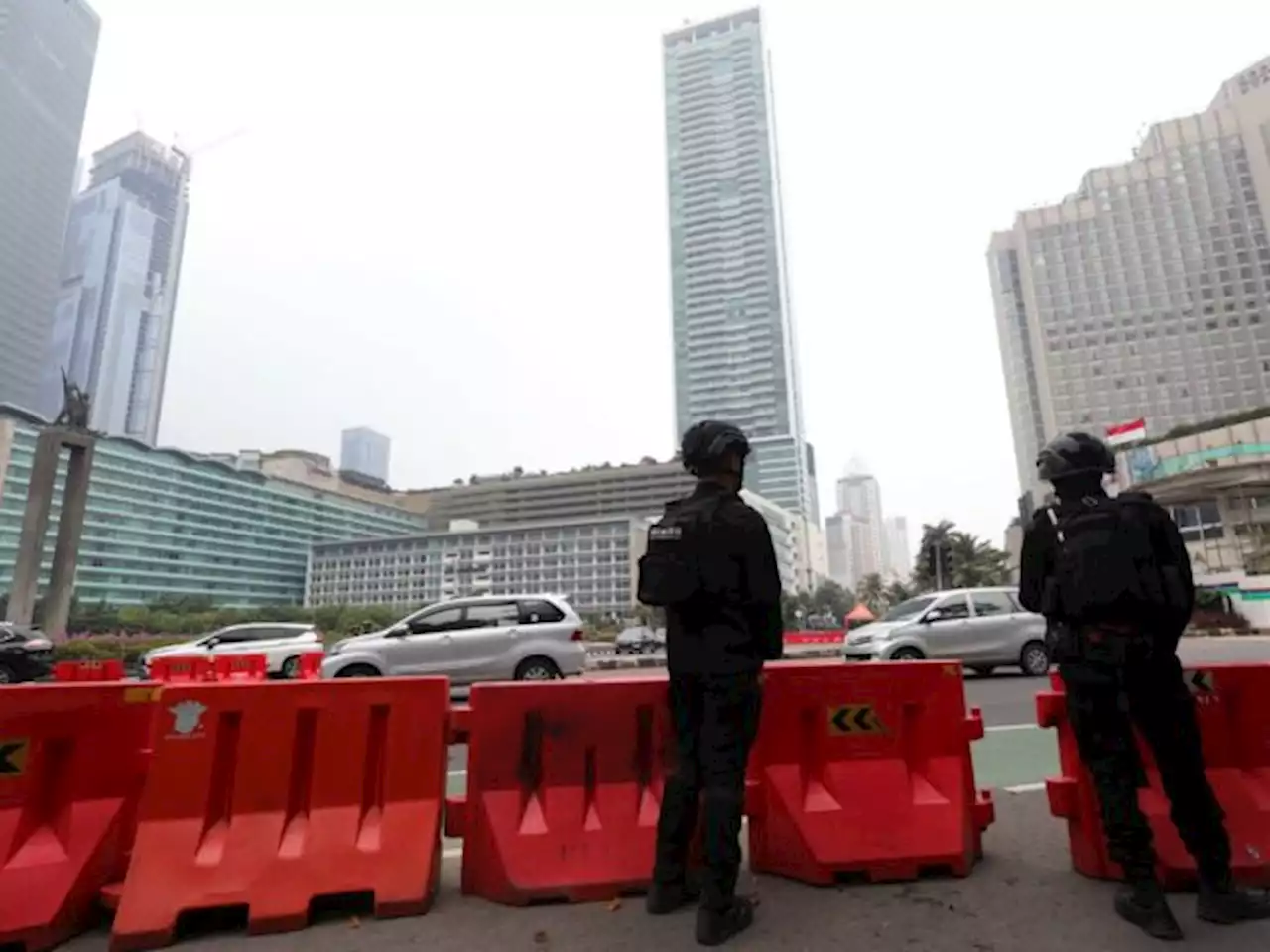 Ada Demo di Patung Kuda, Jalan Merdeka Barat Ditutup