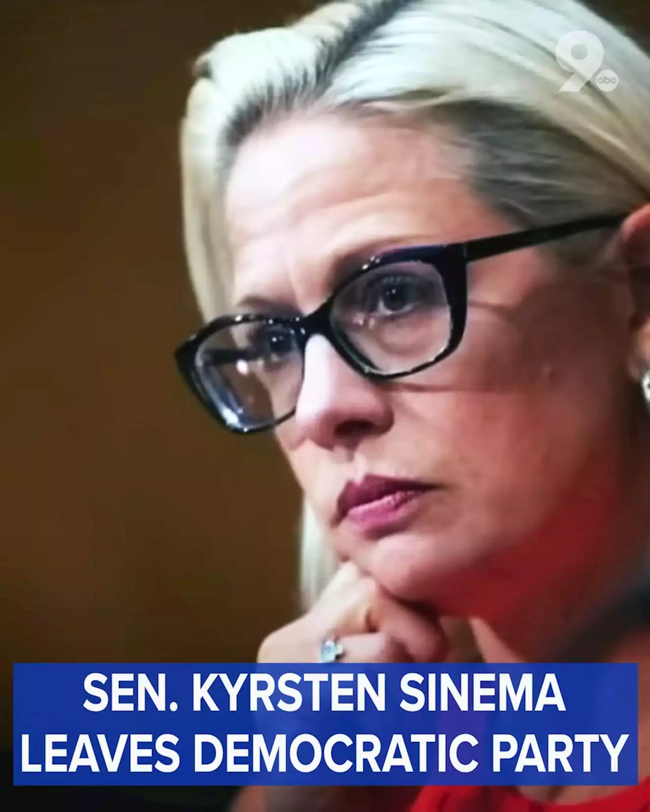 Sen. Kyrsten Sinema switches from Democrat to Independent