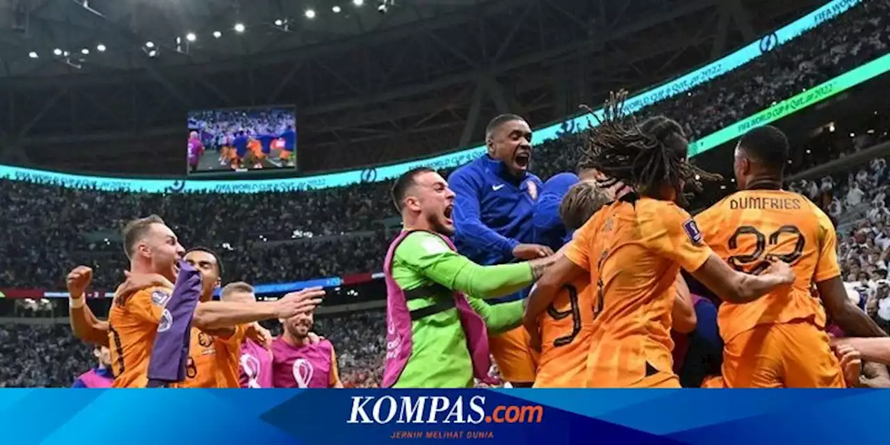 Hasil Belanda Vs Argentina 2-2: Weghorst Pahlawan Oranye, Laga ke Extra Time