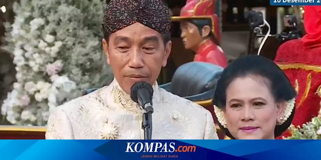 Jokowi Ungkap Alasan Libatkan Menteri di Pernikahan Kaesang-Erina, Termasuk soal Erick Thohir