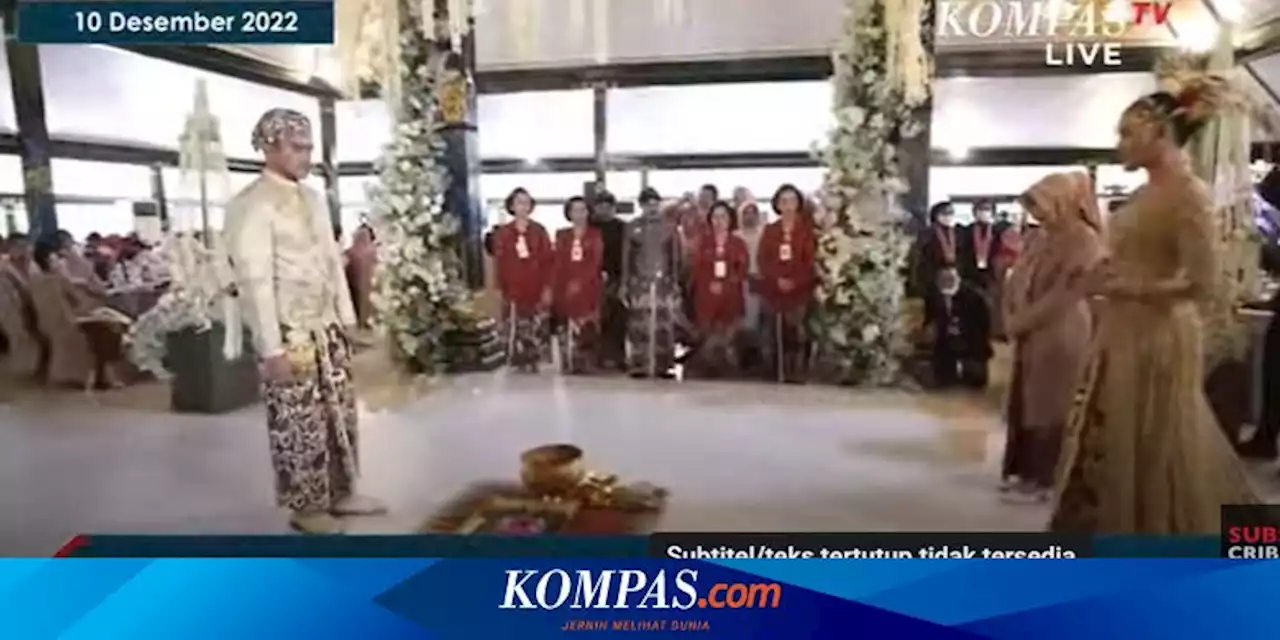 Kaesang dan Erina Jalani Prosesi Adat Panggih Yogyakarta, Begini Rangkaiannya