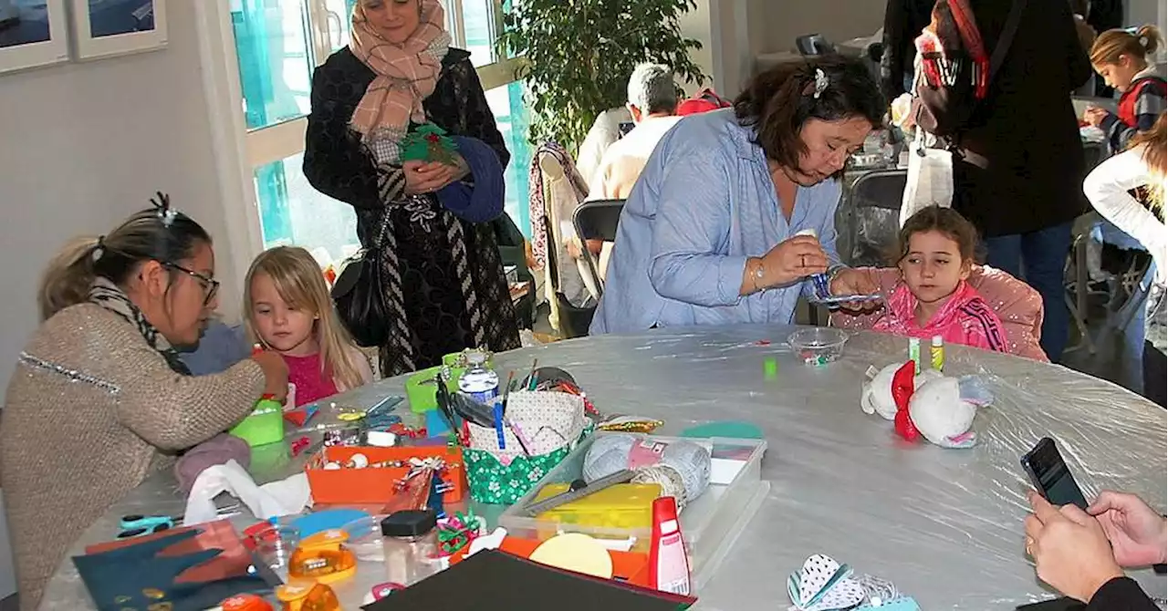 Istres : ils ont fabriqué leurs décors de fête à l'atelier de Noël