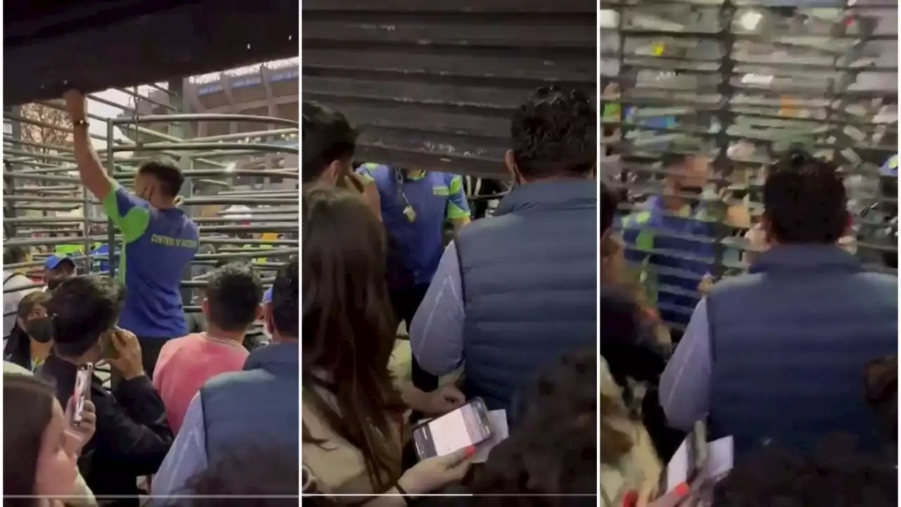 VIDEO: Impiden acceso al concierto de Bad Bunny por boletos clonados; miles se quedad afuera