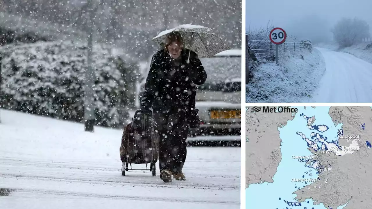 Manchester Airport shuts both runways as Britain hit by snow in 'Troll of Trondheim'