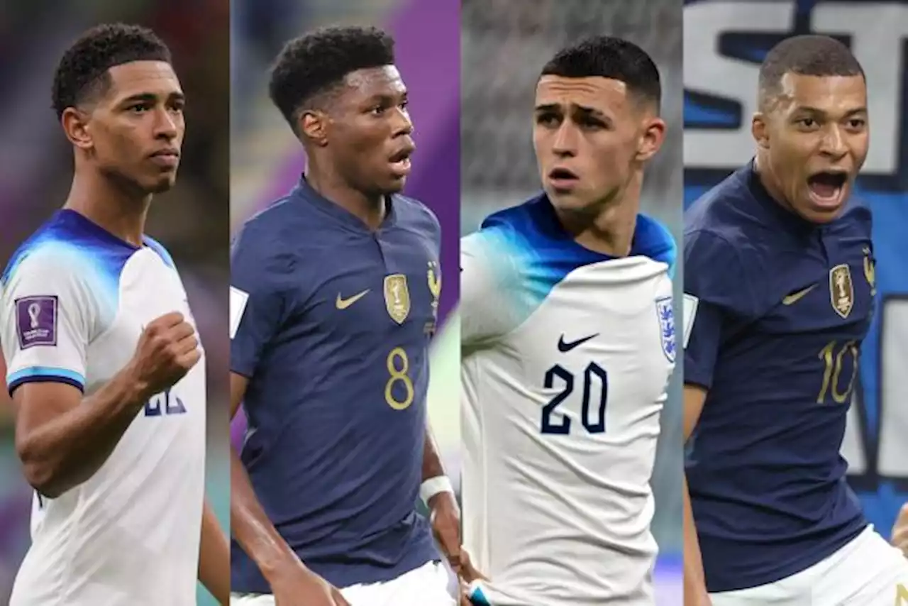 Bellingham, Tchouaméni, Foden, Mbappé... Les onze des cracks anglais et français