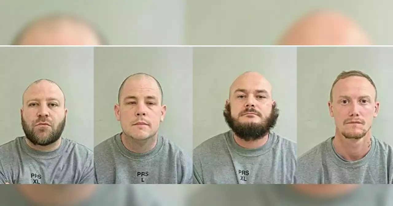 Four men sentenced to a total of more than 50 years for series of robberies