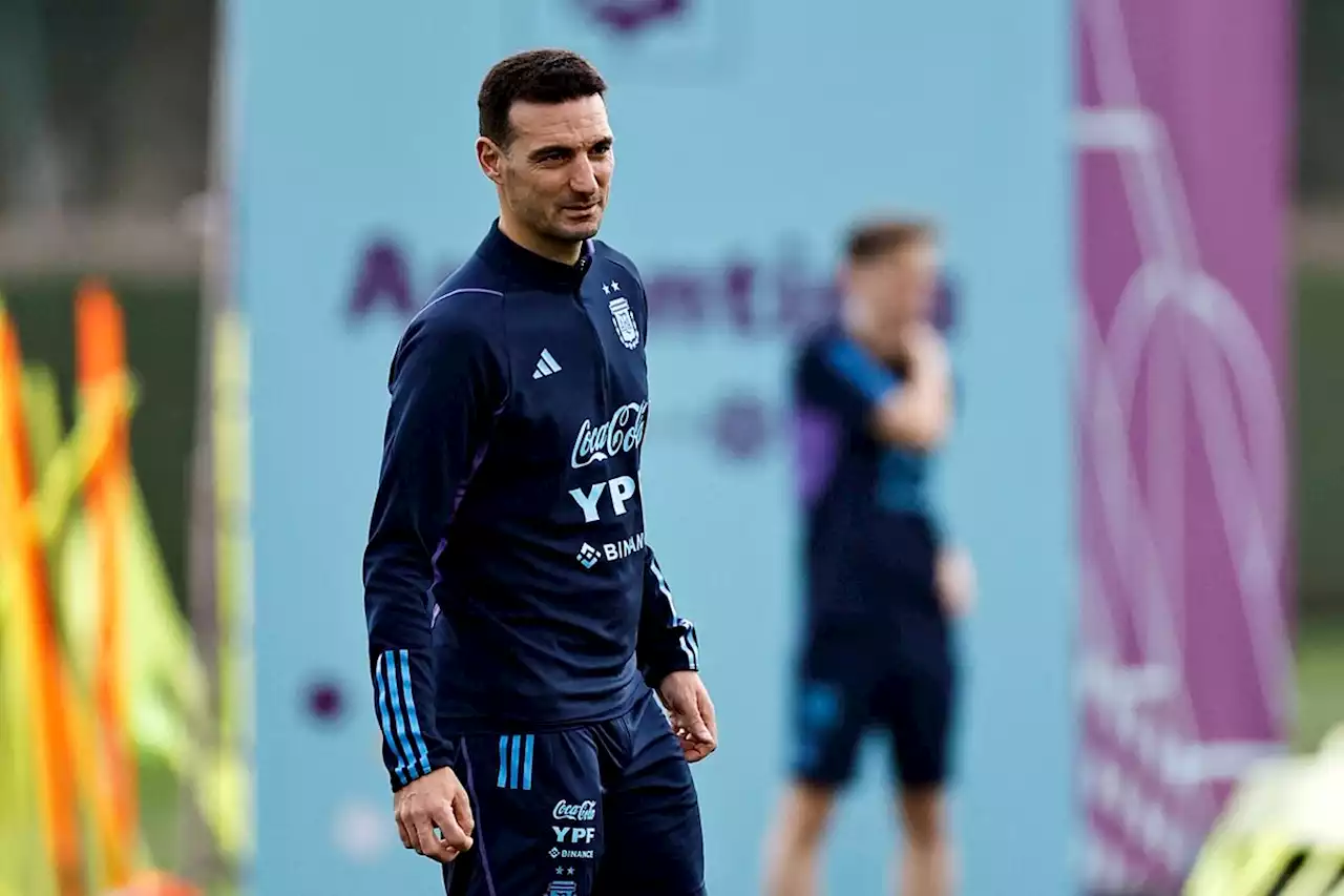 Scaloni y la estrategia para armar el 11 que enfrentará a Croacia entre lesiones y suspensiones